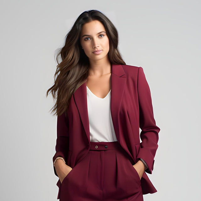 Women's Burgundy Jacket