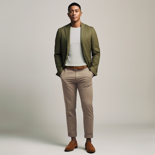 Men's Olive Green Blazer