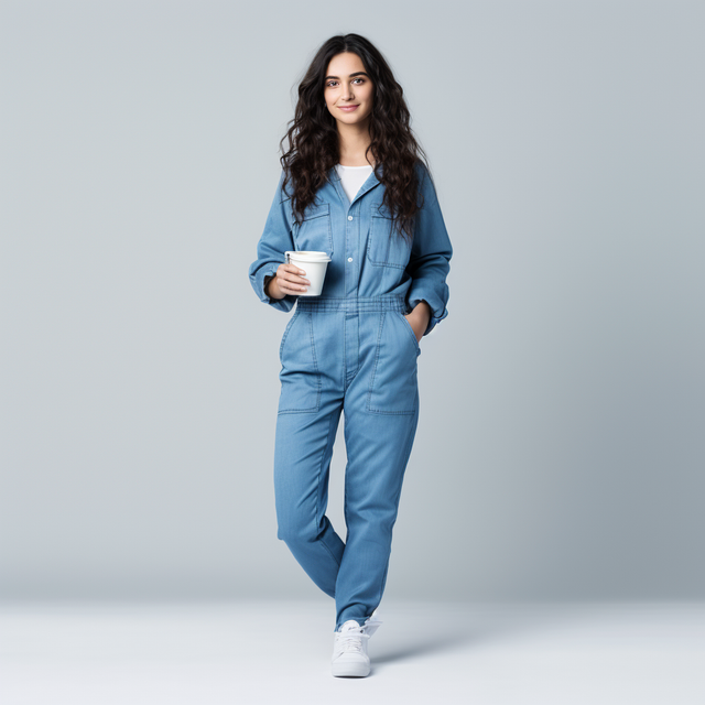 Unisex Denim Jumpsuit
