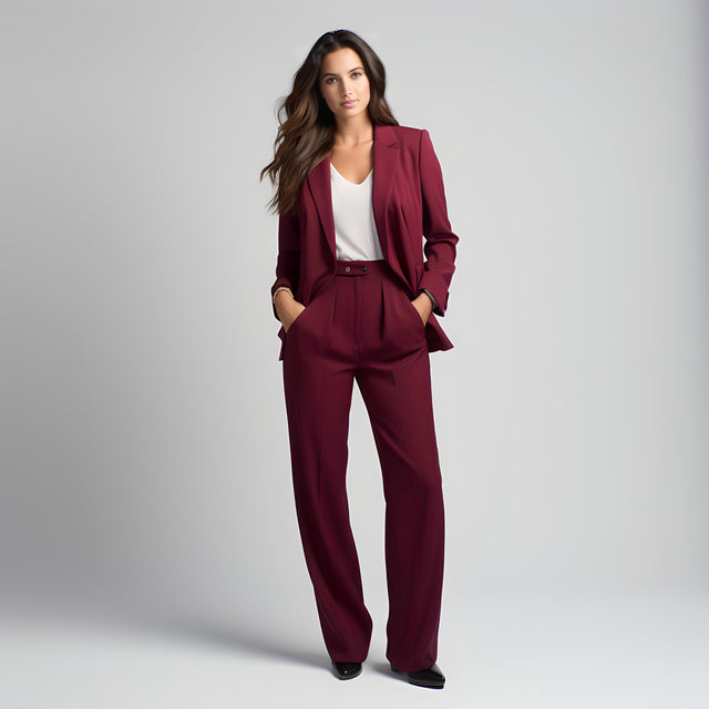 Women's Burgundy Jacket